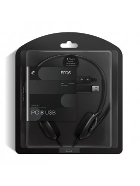 Chat headset USB-s, kétfüles